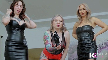 Goddesses Edging & Denying Meat Puppet Asshole