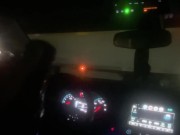 Fleshbating in front of truckers