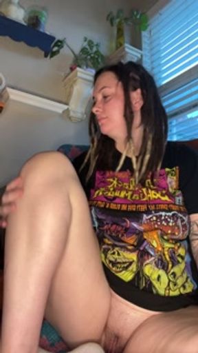 Rainy day smoke break - full video on OF