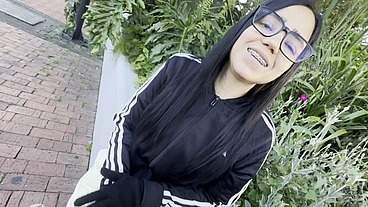 I meet Estefani, a beautiful ass-sucking whore.