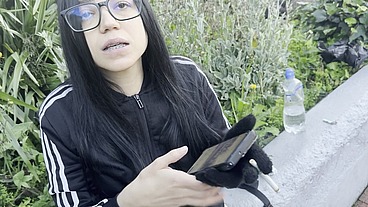 I meet Estefani, a beautiful ass-sucking whore.