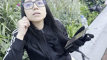 I meet Estefani, a beautiful ass-sucking whore.