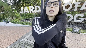 I meet Estefani, a beautiful ass-sucking whore.