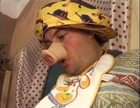 Huge foursome double penetrated anal party