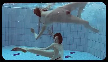 Sensual Lesbian Underwater Passion with Anna & Lada Professional video