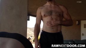 RawNextDoor.com - David Skylar's hot limit stretching