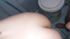 With the casual porn home in the bathroom