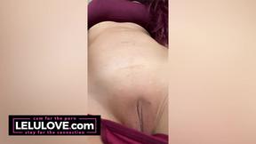 ”Big boobs babe dirty talking JOI, big booty cumshots, closeup of asshole & pussy, sweaty chores & behind scenes - Lelu Love”