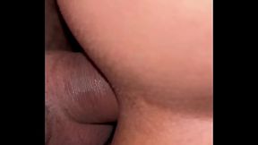 Hottie sucking hard cock with her tight ass