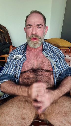 Stepdaddy Alone in Office