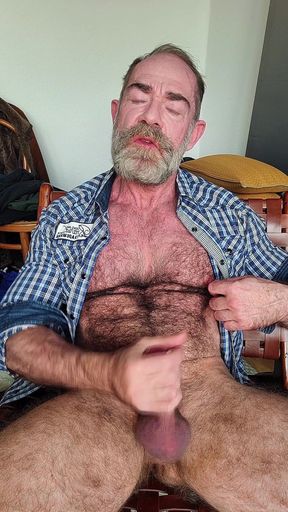 Stepdaddy Alone in Office
