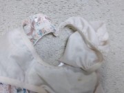 Cute transgender sexually stained pants taken off raw