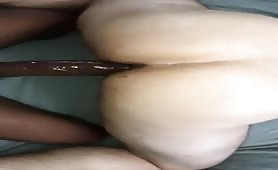 Tasty long uncut cock breeding my wet hole