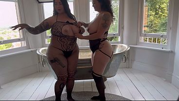 Two big booty paws Maddison black and Latina Dunken hina naughty step sisters fuck for the first time