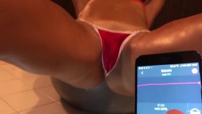 He Controls My Orgasms During Fitness - Lovense Vibrator Pov - Lamuland