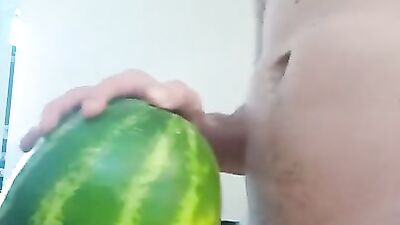 I fuck a watermelon imagining is your big ass