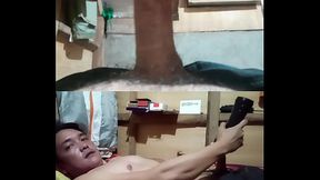 Asian Guy Masturbating solo