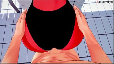 Meru the succubus RED POV bikini sex | Full &amp_ Pov version on Sheer &amp_ PTRN: Fantasyking3
