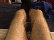 I had too pee but was in bed so I gave myself a drink