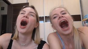 BIG YAWNS OF BLONDES DRAG YOU IN!