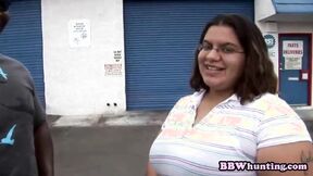 BBW worshipping a monster cock