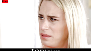 DEFINITELY NOT FOR THE FAINT OF HEART  TS Nikki Vicious UNLEASHES THE BEAST  TAKES HER BFS DICK IN THE RAW