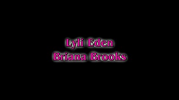 Lyli Eden and Briana Brooks Lesbian Ass Eating