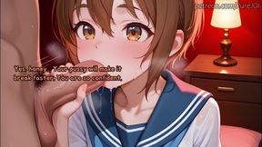 Endure 3 hot students to taste Satsuki's magnificent body (Sex JOI)