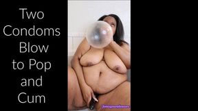 Two Condoms Blow to Pop and Hitachi Cum B2P HD WMV
