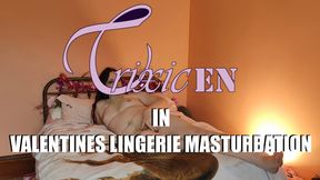 Valentines Lingerie Masturbation