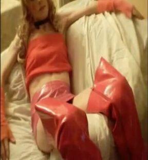 Sissy CD Anal Play with Dildos