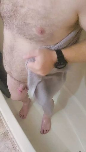 Getting clean at the house again