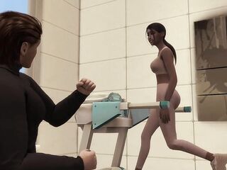 SIMS 4 banged a ebony woman