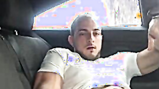 Ginormous-Stiffy Man Wanks in a Van
