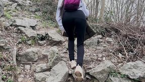 lara manara scopata in montagna
