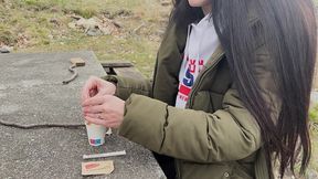 lara manara scopata in montagna