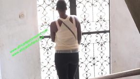 the maid who seduces her boss and is copiously fucked publicly by a big and huge black cock. between adultery and the truth of neighborhood stories in black africa in cameroon. orgy and gangbang grou
