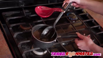 Trans Penny Peacock Gets Railed Bareback by Her Owner