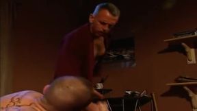 Three-way with flip-fuck: Taurus Dean, Nathan York Blu Kennedy