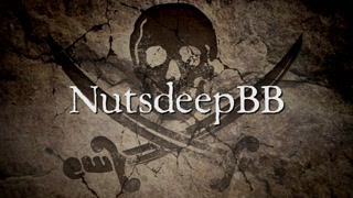 Twitter model @NutsdeepBB strokes his giant black dick