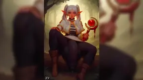 MILF Goddess Takes Double Penetration Squirt Climax in Stunning Hentai Art