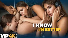 Beautiful Russian teen plays truth or dare with bisexual girl