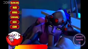 Widowmaker Takes It All in Steamy Hentai Adventure
