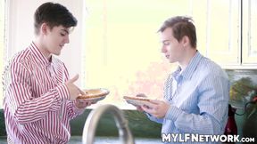 ”Horny Anthony Pierce & Tyler Cruise fucks some stepmum pies”