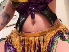 Big boobs milf masturbates with her dildo