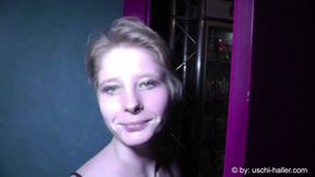 Sonja Sweet Giving a Blowjob in a German Porn Cinema