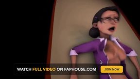 Pyro and Pauling (futanari Sex)