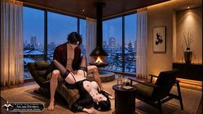 After Minase leaves, the receptionist and Dr.