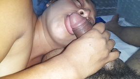 Cock Inside, a Latina Learning to Suck Cock