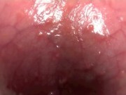 extreme close up of ball massage (erotic art)